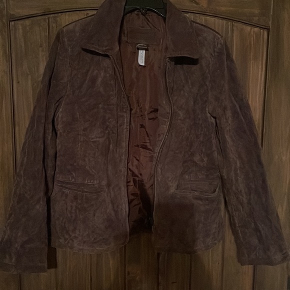 Austin Clothing Company Leather Brown Jacket - Picture 3 of 5